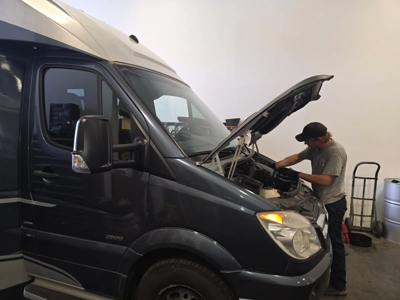 Sprinter engine bay diagnostics at NW Sprinter Services